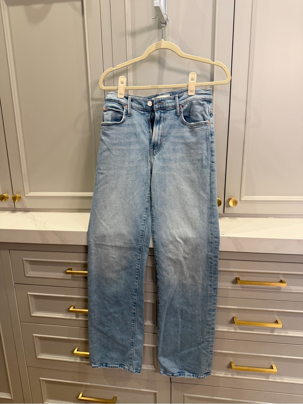 MOTHER The Kick It Go Long Superior High Rise Straight Jeans 28 (orig $258)